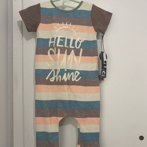 Rags to Raches Romper - 6-12 and 12-18